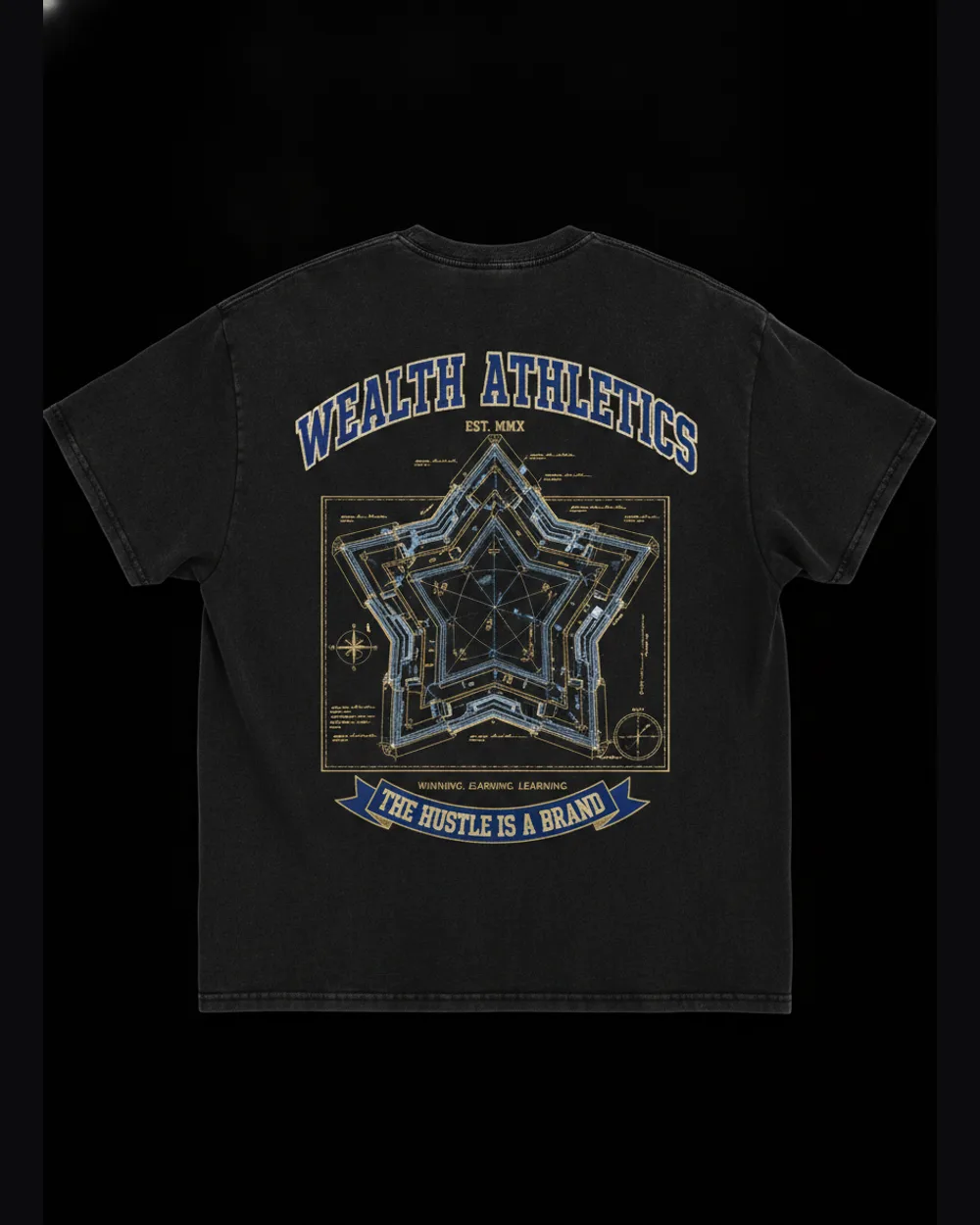 Athletics — Star Fort, Washed Black
